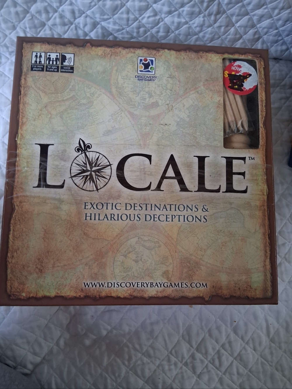Discovery LOCALE Board Game - Tan, Brown, Black